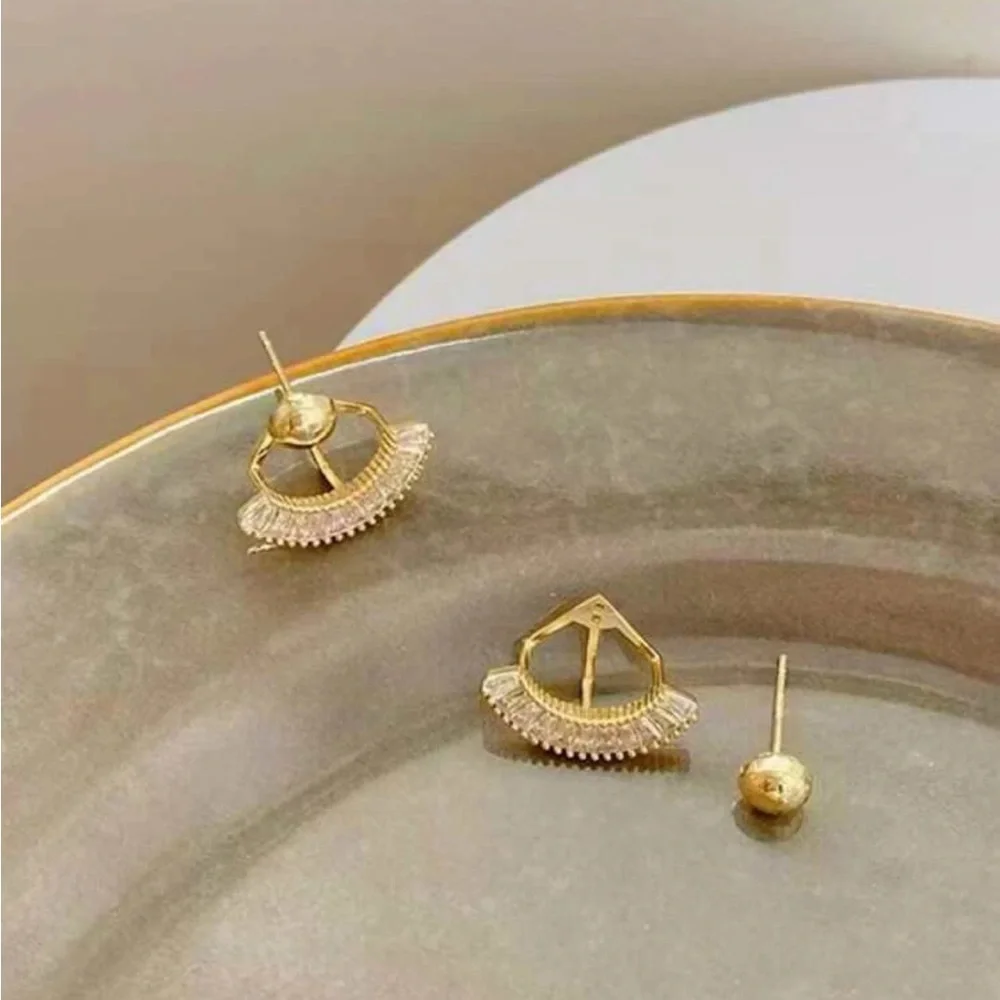 Double sided earrings - Picture 2 of 4